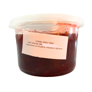 PZA C/500GRS TOPPING FRESA TAMAI