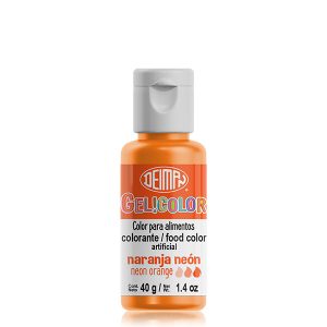 PZA GELICOLOR NARANJA NEON DEIMAN 40GRS