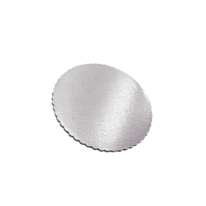 PZA BASE CARTON 12CM PLATEADA