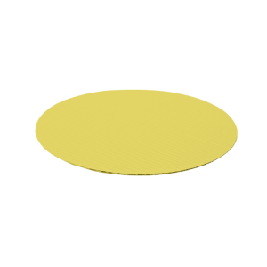 PZA BASE CARTON 20CM DORADA (LISO)