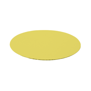 PZA BASE CARTON 25CM DORADA (LISO)