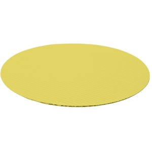 PZA BASE CARTON 35CM DORADA (LISO)