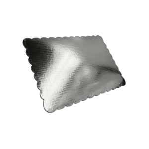 PZA BASE CARTON 26*26CM PLATEADA