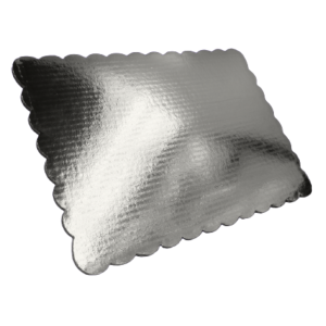 PZA BASE CARTON 33*46CM PLATEADA