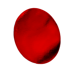 PZA BASE CARTON C/DOBLE LISTON 30CM COLOR ROJO