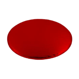 PZA BASE CARTON C/LISTON 28CM COLOR ROJO