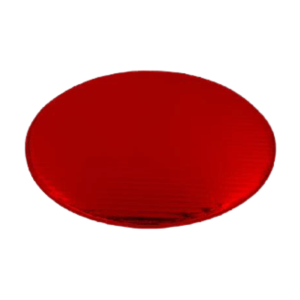 PZA BASE CARTON C/LISTON 30CM COLOR ROJO