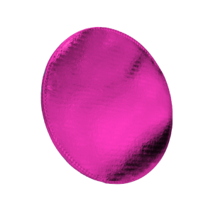 PZA BASE CARTON C/DOBLE LISTON 26CM COLOR ROSA