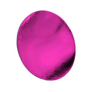 PZA BASE CARTON C/DOBLE LISTON 28CM COLOR ROSA